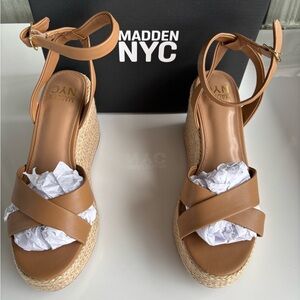 Madden NYC Women’s Strappy Wedge Sandals